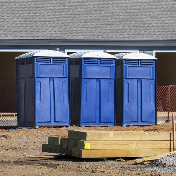 how do you ensure the portable restrooms are secure and safe from vandalism during an event in Axtell